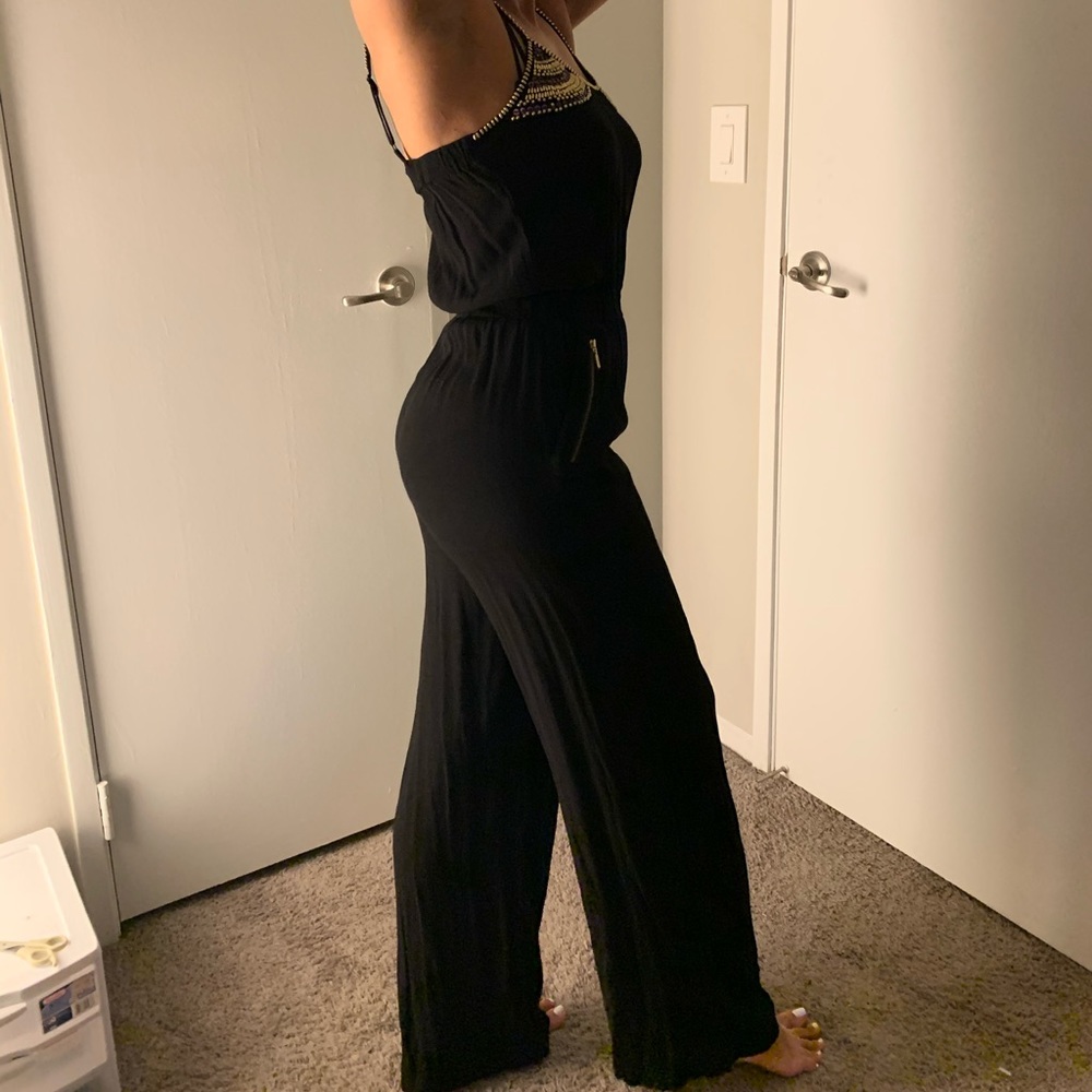 Sleeveless Wide Leg Jumpsuit